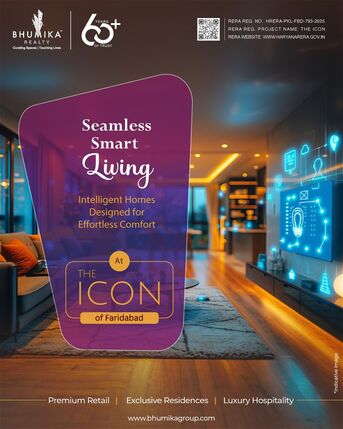 Mumbai, Real Estate For Sale, Studio,  Luxury Mixed-Use Real Estate Project &ndash; The Icon By Bhumika Realty, Faridabad
