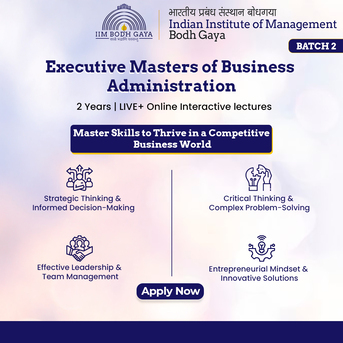 Mumbai, Lessons Offered, IIM Executive MBA Online &ndash; 2 Years | Apply Now