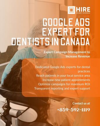 Toronto, Medical, Google Ads Expert For Dentists In Canada