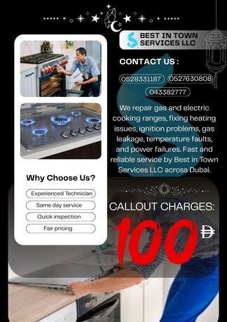 Dubai, Appliance Repair, Cooking Range Repairing Service Dubai
