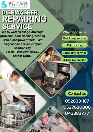 Dubai, Appliance Repair, Dishwasher Repairing Service Dubai