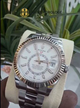 Dubai, Collectibles, AED 68000,  Rolex Sky-Dweller 336934 (2025) Steel White Dial Oyste
