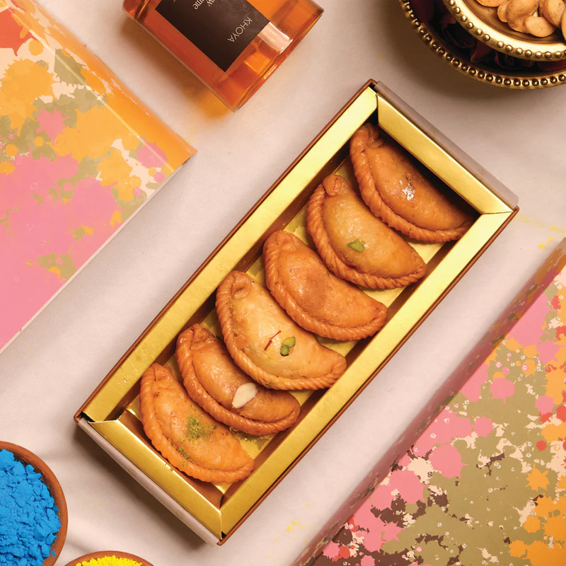 New Delhi, Food, INR 800,  Order Gujiya Sweet Online &ndash; Holi Gujiya Gift Box