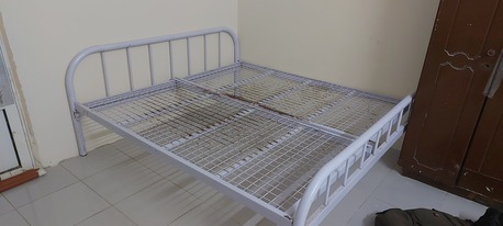 Al Mahjar, Furniture, SAR 100,  Iron Double Cot  For Sell