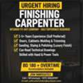 FINISHING CARPENTERS