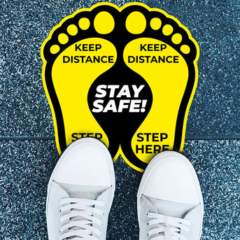 Los Angeles, Printing, PrintMagic Provides These  Street And Sidewalk Decals