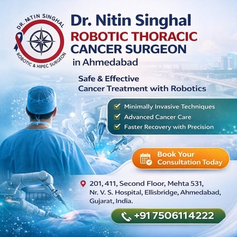 Ahmedabad, Health, Robotic Thoracic Cancer Surgeon In Ahmedabad For Safe And Effective Surgery