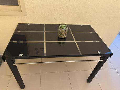 Khobar, Furniture, SAR 350,  Glass Dinning Table +2 Chair