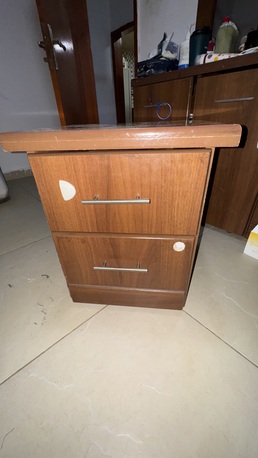Jubail, Furniture, SAR 700,  I Want To Sell King Size Bed Set With Side Table