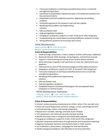 Riyadh, Job Seekers, Senior Hvac Technician And Driver