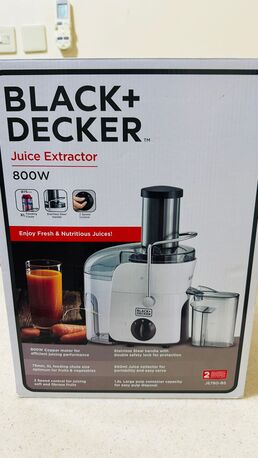 Jubail, Appliances, SAR 140,  Black+Decker Juicer &ndash; New, Unused