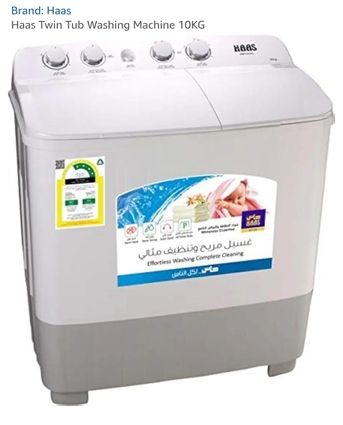 Riyadh, Appliances, SAR 300,  Hass Washing Machine 10 Kg