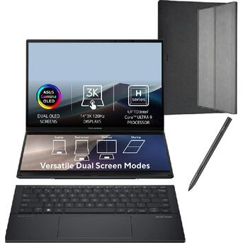 Dammam, Computers, SAR 3999,  ASUS ZENBOOK DUO (Ultra 9 32GB-2TB) Dual LED