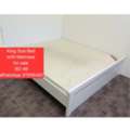 BHD 48,  ✅️King Size Bed With Mattress + Side Table For Sale In Good Condition With Delivery