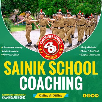 Chandigarh Tricity, Education, Sainik School Coaching In Chandigarh &ndash; Paramount Defence Academy