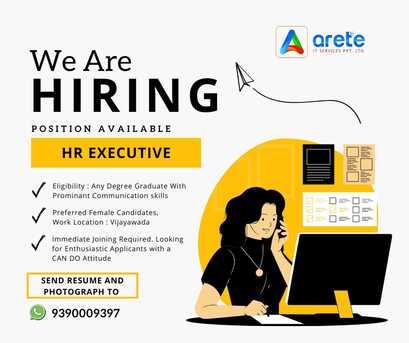 Vijayawada, Temp Jobs, HR Executive Hiring &ndash; Immediate Opening In Vijayawada
