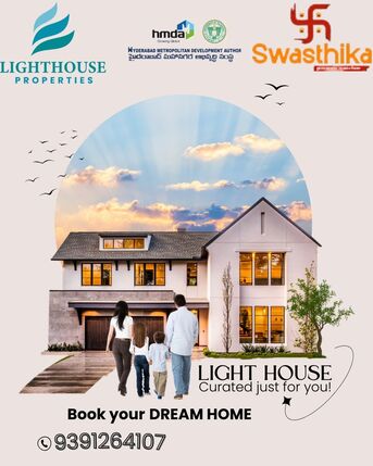 Hyderabad, Residential Plots, INR 21000,  150 Sq. Yard,  SWASTHIKA &ndash; Trusted & HMDA Approved Projects