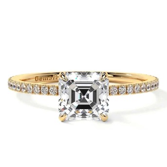 New York, Jewelry, USD 2249,  14k Yellow Gold Lab Created Diamond Rings Online - GemsNY