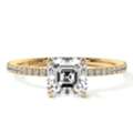 USD 2249,  14k Yellow Gold Lab Created Diamond Rings Online - GemsNY