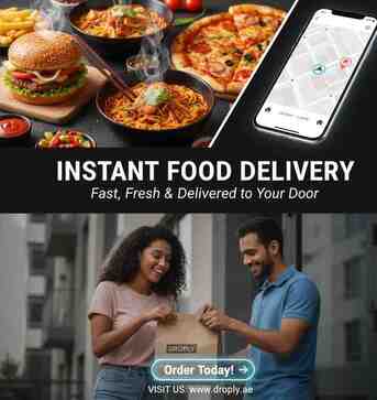 Dubai, Pick Up & Drop Off, Instant Food Delivery &ndash; Fast, Fresh & Delivered To Your Door
