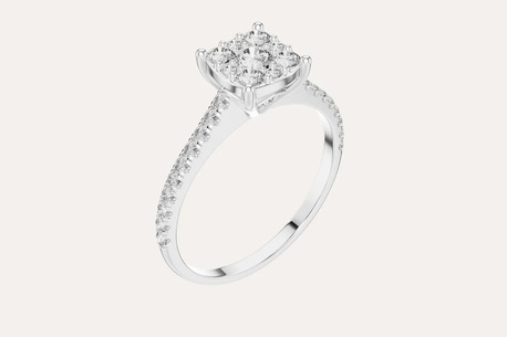 New York, Jewelry, USD 229,  Square Cushion Cut Engagement Rings: Classic Elegance With Modern Sparkle