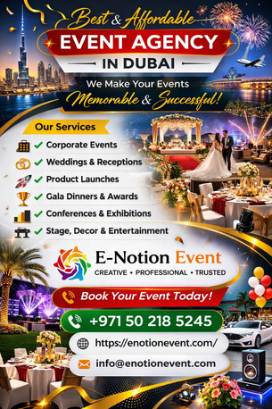 Dubai, Event Planning, Looking For A Reliable, Affordable, And Best Event Agency In Dubai?