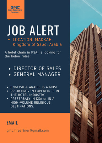 Makkah, Jobs, Cluster General Manager &ndash; Makkah (multi-property)