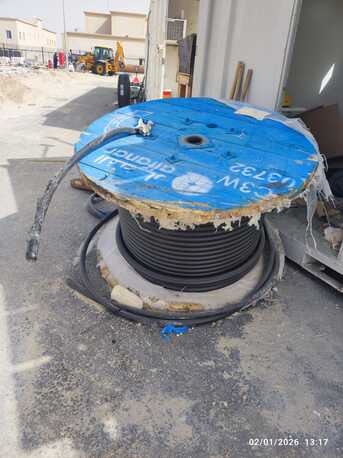 Dammam, Electrical & Plumbing, SAR 247,  1CX630sqmm, 0.6 / 1 KV/ XLPE/PVC/CU/Unarmored - New Cables