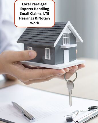 Toronto, Legal, Local Paralegal Experts Handling Small Claims, LTB Hearings & Notary Work