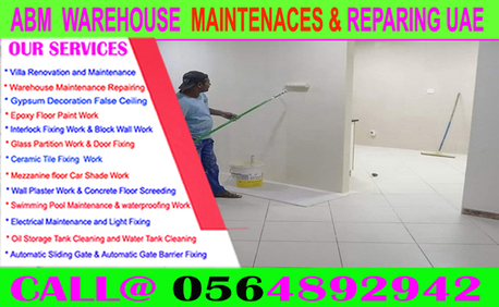 Jumeirah, Construction, Warehouse Maintenance Repairing In Ajman Dubai Sharjah UAE