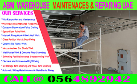 Jumeirah, Construction, Warehouse Maintenance Repairing In Ajman Dubai Sharjah UAE