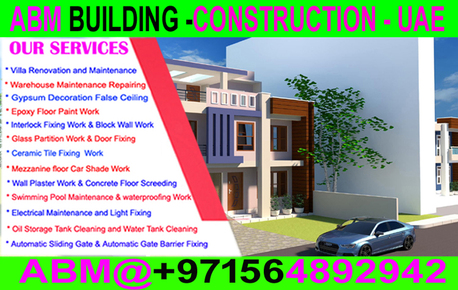 Al Qusais, Construction, Real East Building Maintenance Painting Contractor In Dubai Ajman UAE