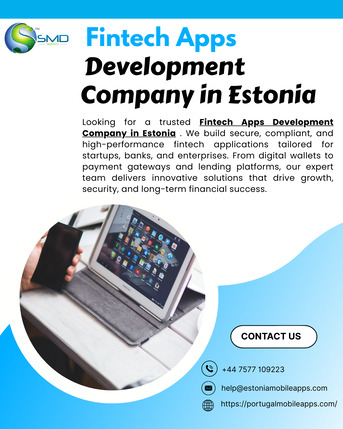 Tallinn, Mobile Apps, Secure And Scalable Fintech App Development Estonia
