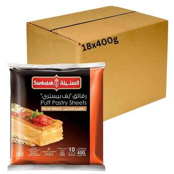 Dubai, Food, AED 127,  Sunbulah Puff Pastry Sheets Whole Wheat 400g