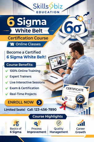 Noida, Education, 6 Sigma White Belt Certification Course For Quality Fundamentals