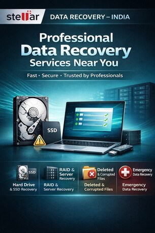 Hyderabad, Computer, Stellar Data Recovery Hyderabad | Best Data Recovery In HDD