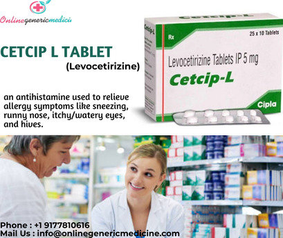 New York, Health, Buy Cetcip L Tablet (Levocetirizine Tab) | Allergy Medicine
