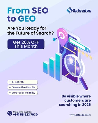 Dubai, Marketing, From SEO To GEO &ndash; Future-Ready Digital Growth Solutions