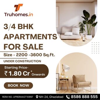 Mumbai, Real Estate For Sale, INR 18000000,  3 BR,  2195 Sq. Feet,  Karyan Trevana Residences &ndash; Luxury 3 & 4 BHK Apartments On NH-09, Ghaziabad