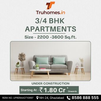 Mumbai, Real Estate For Sale, INR 18000000,  3 BR,  2195 Sq. Feet,  Karyan Trevana Residences &ndash; Luxury 3 & 4 BHK Apartments On NH-09, Ghaziabad
