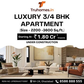 Mumbai, Real Estate For Sale, INR 18000000,  3 BR,  2195 Sq. Feet,  Karyan Trevana Residences &ndash; Luxury 3 & 4 BHK Apartments On NH-09, Ghaziabad
