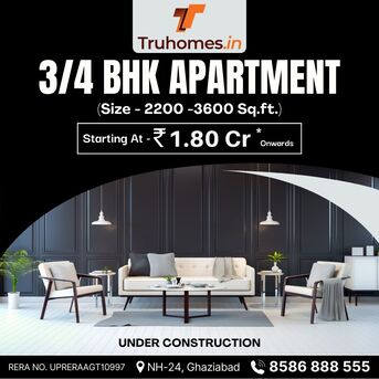 Mumbai, Real Estate For Sale, INR 18000000,  3 BR,  2195 Sq. Feet,  Karyan Trevana Residences &ndash; Luxury 3 & 4 BHK Apartments On NH-09, Ghaziabad