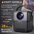 BHD 28,  SMART BERRY Android Smart Projector &ndash; HD | Wi-Fi | Bluetooth | 4K Support | HDMI |39548774