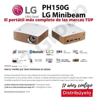 Manama, Electronics, BHD 85,  LG LED Smart Portable Projector Rechargeable With Remote & Adapter Good Working Condition