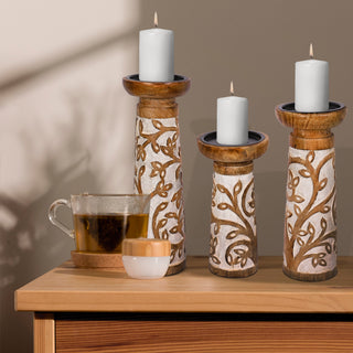 New York, Furniture, USD 35,  Shop Decorative Wooden Candle Holder For Wedding & Event Decor