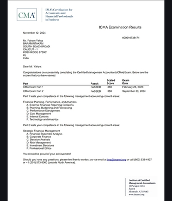 Riyadh, Job Seekers, CMA Qualified Accountant Seeking Job &ndash; Riyadh (Transferable Iqama)