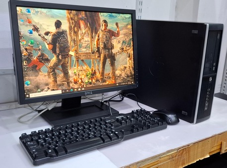 Manama, Computers, BHD 45,  HP Core I7 Computer Full Set With HP Monitor 8GB RAM 120GB SSD Ready Win 10 Pro+Office 21