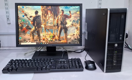 Manama, Computers, BHD 45,  HP Core I7 Computer Full Set With HP Monitor 8GB RAM 120GB SSD Ready Win 10 Pro+Office 21