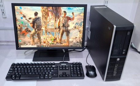 Manama, Computers, BHD 45,  HP Core I7 Computer Full Set With HP Monitor 8GB RAM 120GB SSD Ready Win 10 Pro+Office 21