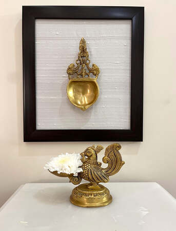New Delhi, Household Items, INR 2645,  Buy Elegant Brass Wall Decoration Online From Yathashilpam
